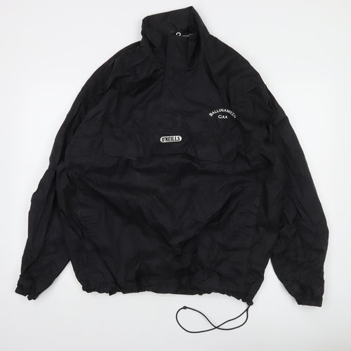 O'Neills Men's Black L Windbreaker Sports Jacket Lightweight