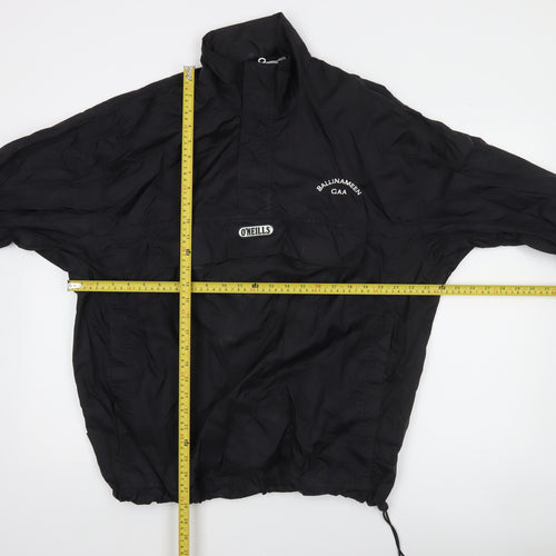O'Neills Men's Black L Windbreaker Sports Jacket Lightweight