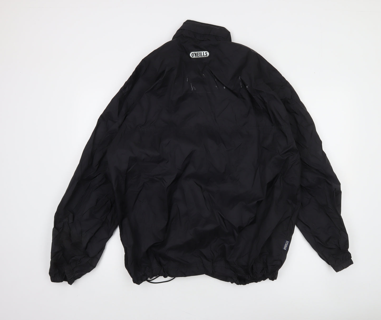 O'Neills Men's Black L Windbreaker Sports Jacket Lightweight