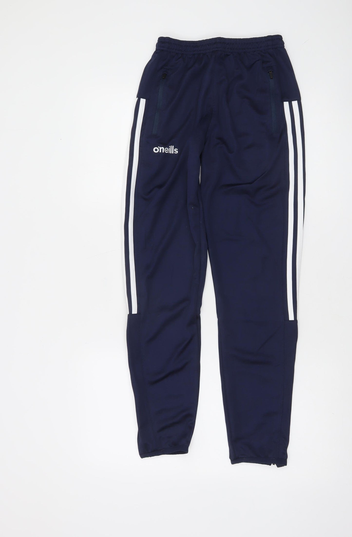 O'Neills Boys Blue 13 Years Jogger Trousers with Elastic Waist and Zip Pockets