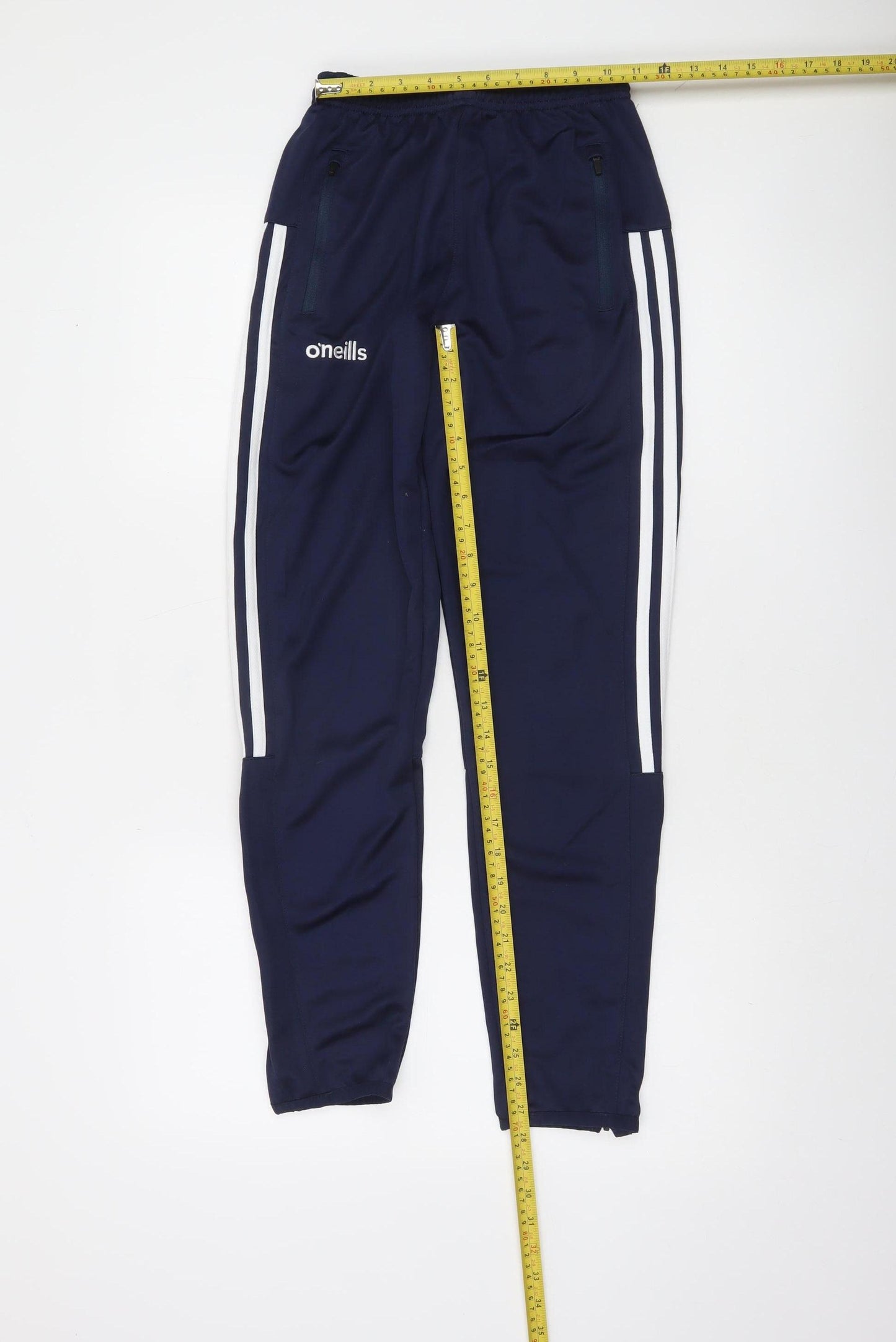 O'Neills Boys Blue 13 Years Jogger Trousers with Elastic Waist and Zip Pockets