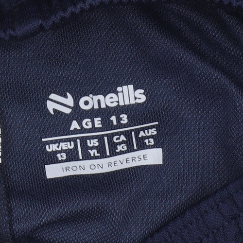 O'Neills Boys Blue 13 Years Jogger Trousers with Elastic Waist and Zip Pockets