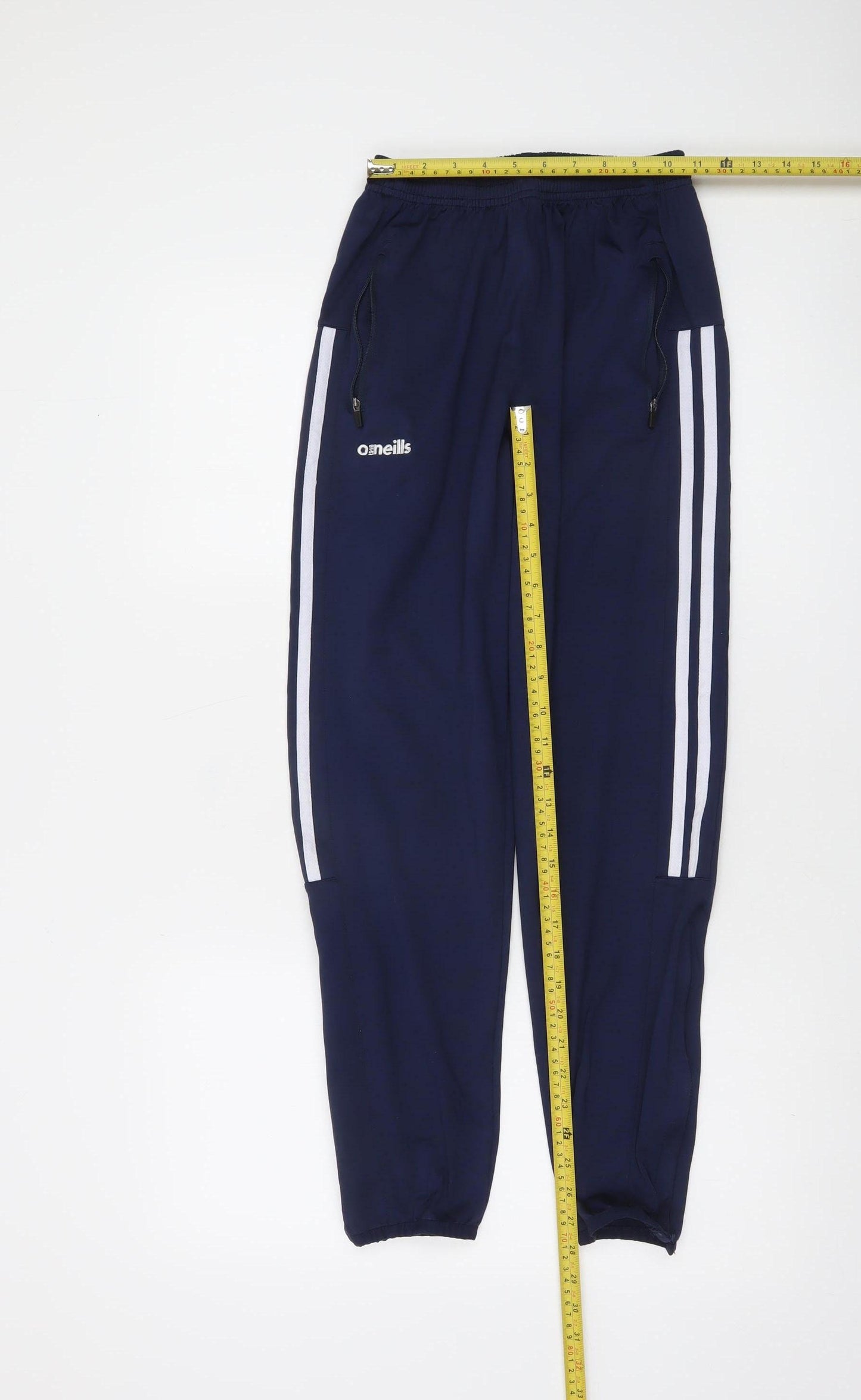 O’Neills Boys Blue Jogger Trousers 13 Years Elastic Waist Stripe Sportswear