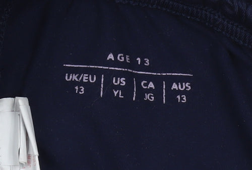 O’Neills Boys Blue Jogger Trousers 13 Years Elastic Waist Stripe Sportswear