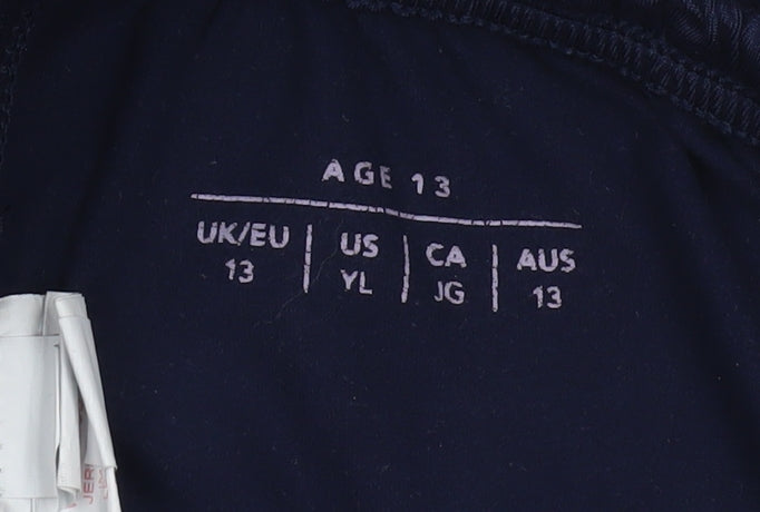 O’Neills Boys Blue Jogger Trousers 13 Years Elastic Waist Stripe Sportswear