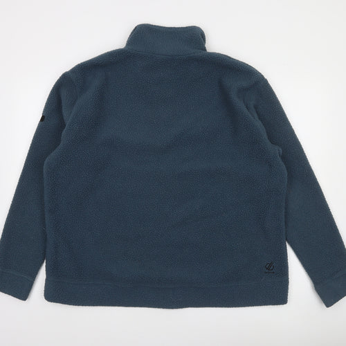 Dare 2b Women Blue Size 16 Fleece 1/4 Zip Pullover Sweatshirt