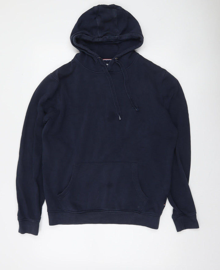 U.S. Polo Assn. Men Blue Pullover Logo Hoodie Size M