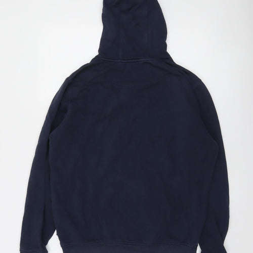 U.S. Polo Assn. Men Blue Pullover Logo Hoodie Size M