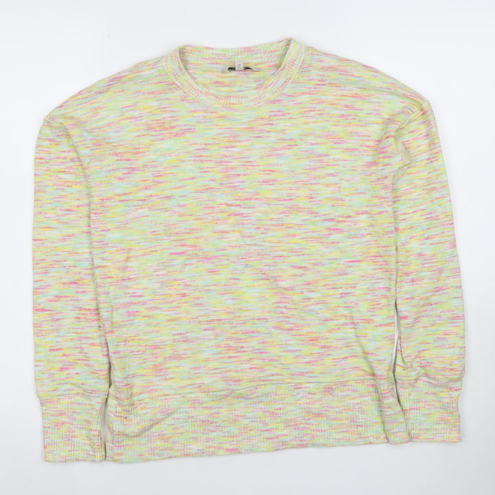 Next Womens Multicoloured Knit Pullover Sweatshirt UK 6 Viscose Blend