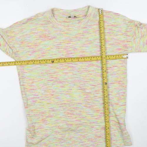 Next Womens Multicoloured Knit Pullover Sweatshirt UK 6 Viscose Blend