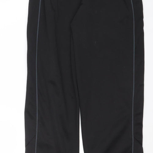 Slazenger Boys Black 7 Years Track Pants Lightweight Quick Dry Activewear