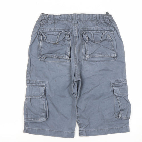 Cherokee Boys Grey Cargo Shorts 9-10 Years 100% Cotton Twill Summer Wear