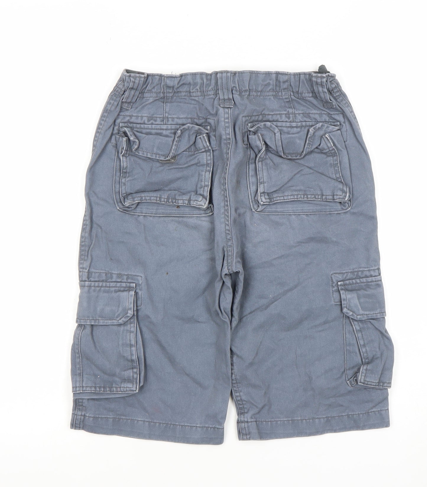Cherokee Boys Grey Cargo Shorts 9-10 Years 100% Cotton Twill Summer Wear
