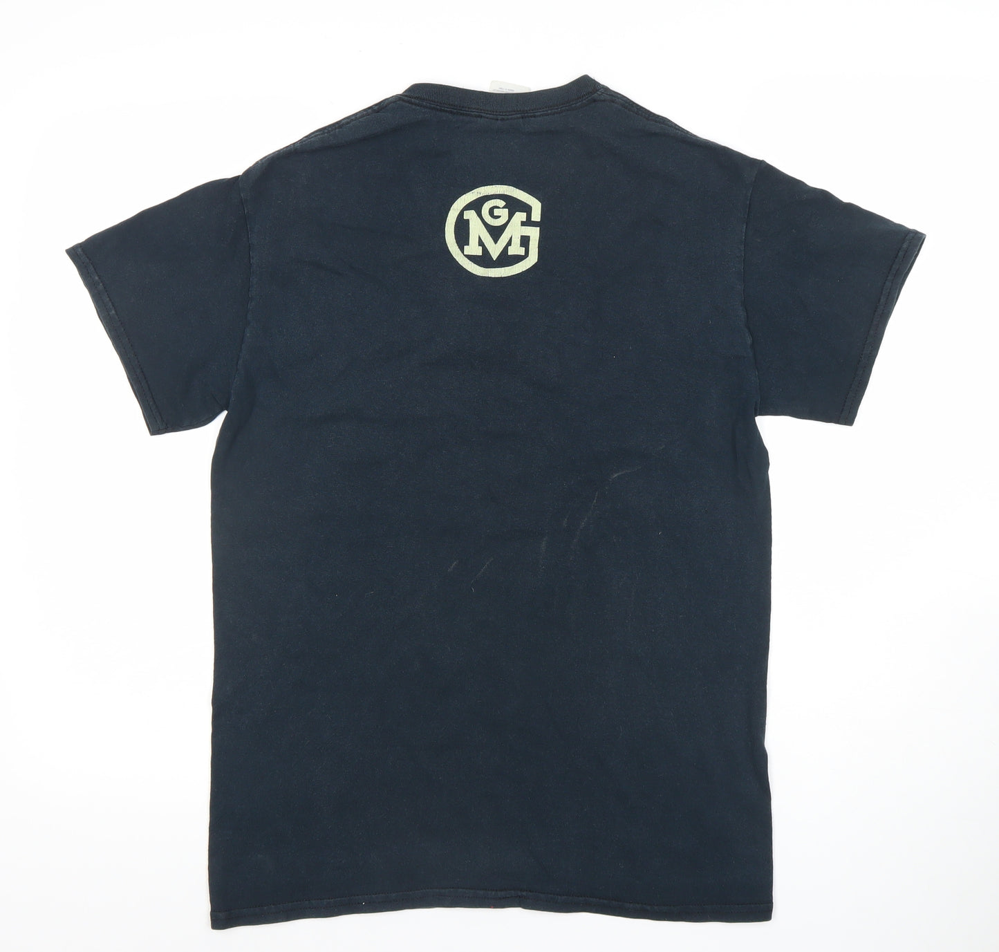 Gildan Mens Black Gas Monkey Garage Graphic Cotton T-Shirt Size S