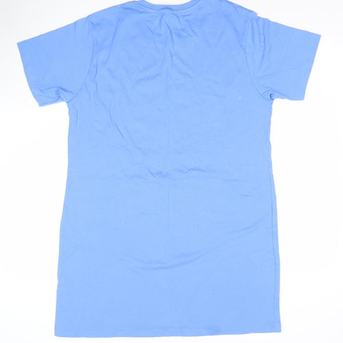 Disney Women’s Blue Mickey Mouse Nightshirt Size 10-12 Cotton T-Shirt Style