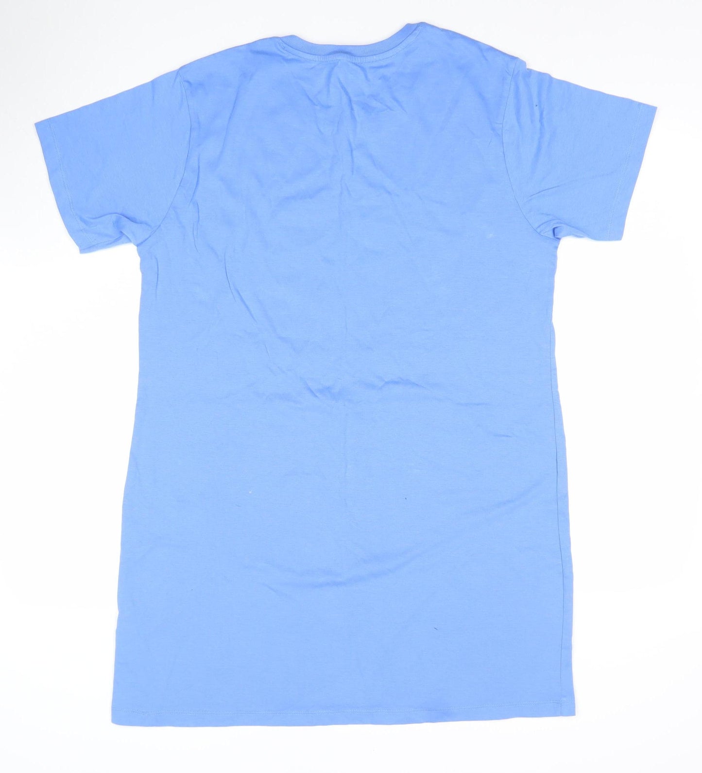 Disney Women’s Blue Mickey Mouse Nightshirt Size 10-12 Cotton T-Shirt Style