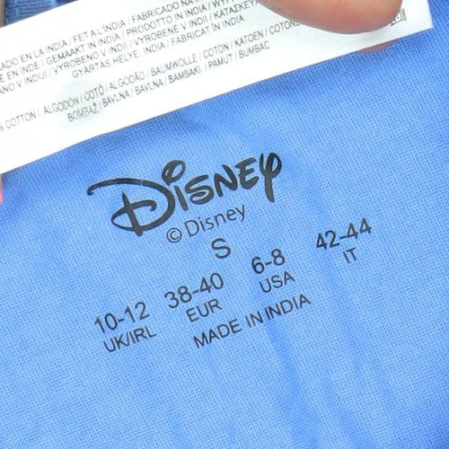Disney Women’s Blue Mickey Mouse Nightshirt Size 10-12 Cotton T-Shirt Style