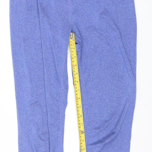 RBX Women's Blue Stretch Leggings Size M Moisture Wicking Activewear