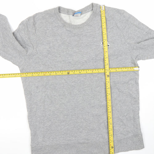 Jack & Jones Men's Grey Crew Neck Pullover Sweatshirt L