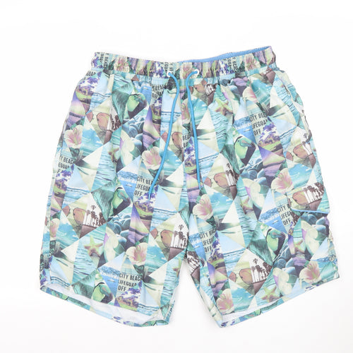 Red Herring Men's Multicoloured XL Swim Shorts Quick Dry Beachwear