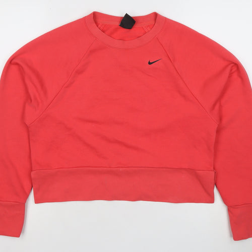 Nike Dri-Fit Women's Coral XS Pullover Sweatshirt