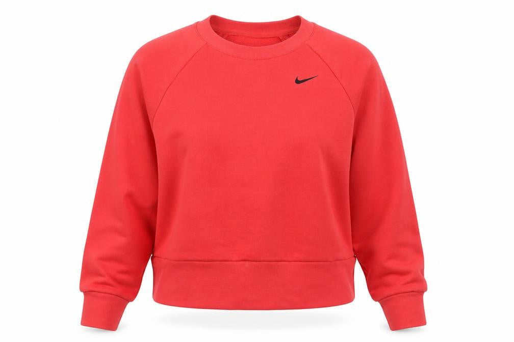 Front view of Nike Dri-Fit Women's Coral XS Pullover Sweatshirt