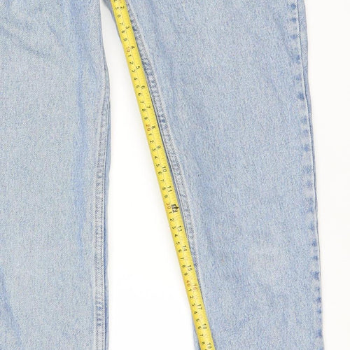American Apparel Women’s Blue High Rise Mom Jeans Size 24 Cotton Denim