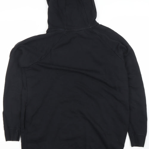 Nike Womens Black XS Pullover Hoodie Dress Cotton Blend Casual