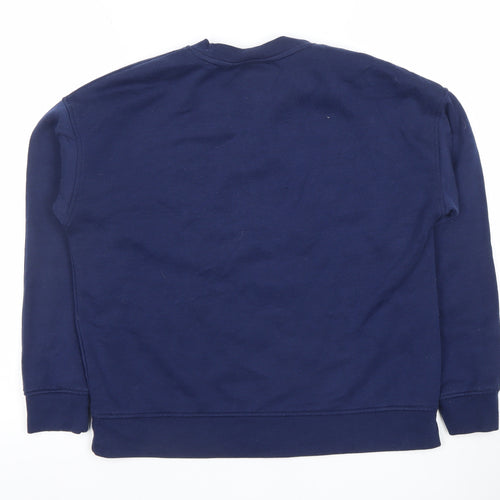 Disney Women’s Navy Blue Eeyore Sweatshirt Size XS Pullover Cotton Blend