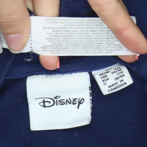 Disney Women’s Navy Blue Eeyore Sweatshirt Size XS Pullover Cotton Blend