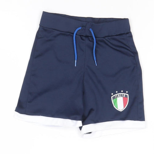 Dunnes Stores Boys Blue Athletic Football Shorts 4-5 Years