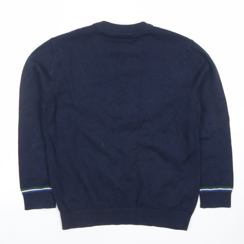 Mayoral Boys Navy Blue Pullover Jumper 8 Years Cotton Blend Bicycle Design