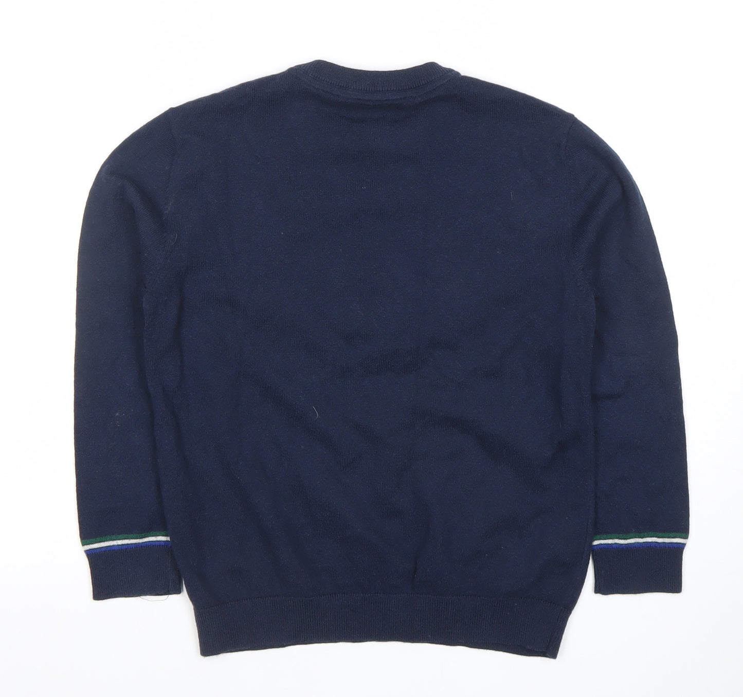 Mayoral Boys Navy Blue Pullover Jumper 8 Years Cotton Blend Bicycle Design