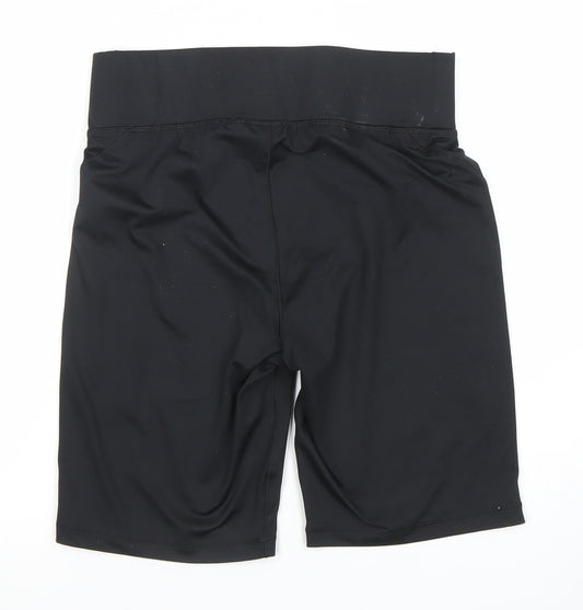 LA Gear Women's Black Size 12 Biker Activewear Shorts