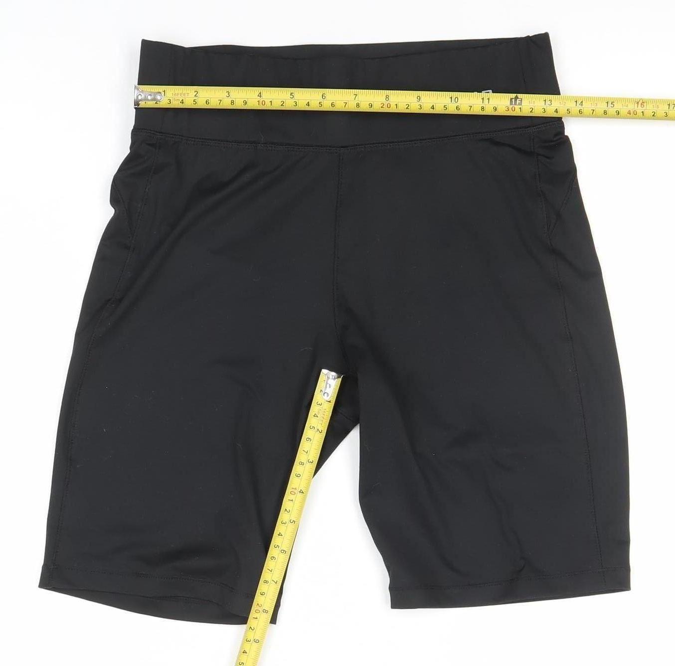 LA Gear Women's Black Size 12 Biker Activewear Shorts