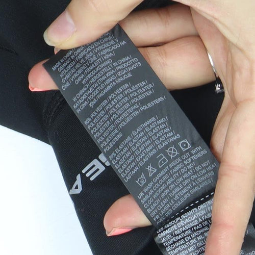 LA Gear Women's Black Size 12 Biker Activewear Shorts