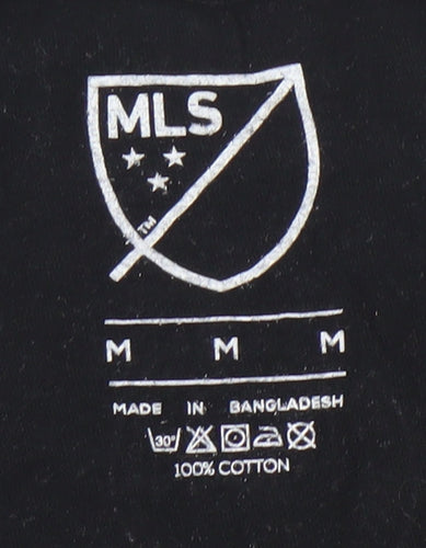 MLS Inter Miami CF Mens Black Cotton Messi #10 T-Shirt Size M