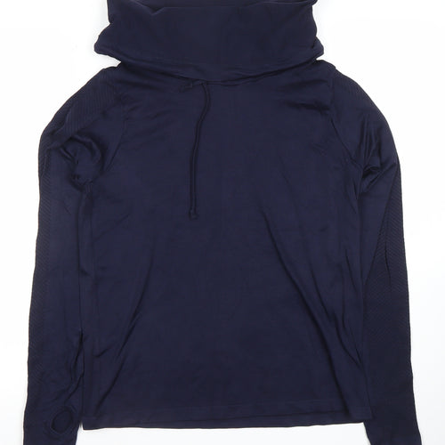 Dunnes Stores Women Navy Pullover Hoodie Medium Performance Sport Top