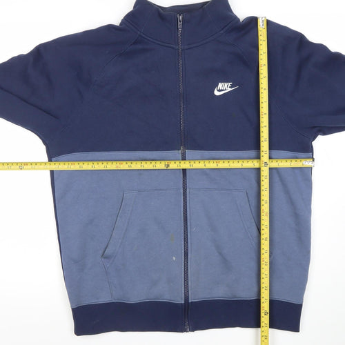 Nike Men's Blue Full Zip Sweatshirt Jacket M