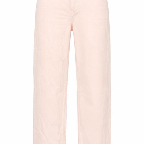 Zara Women Pink Straight Leg Cotton Jeans Size 10