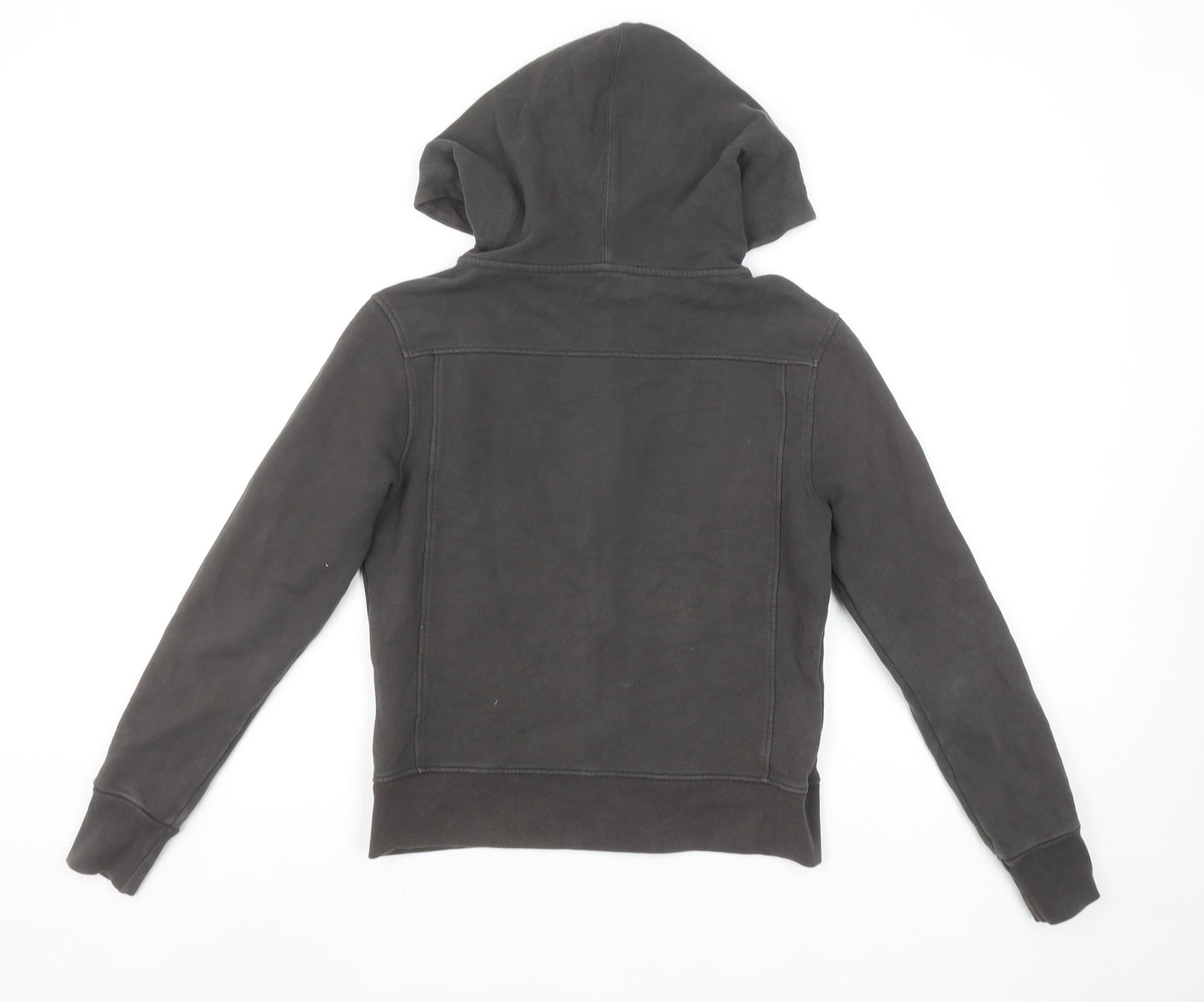 Calvin Klein Jeans Women's Black Full Zip Hoodie Size S Cotton Logo