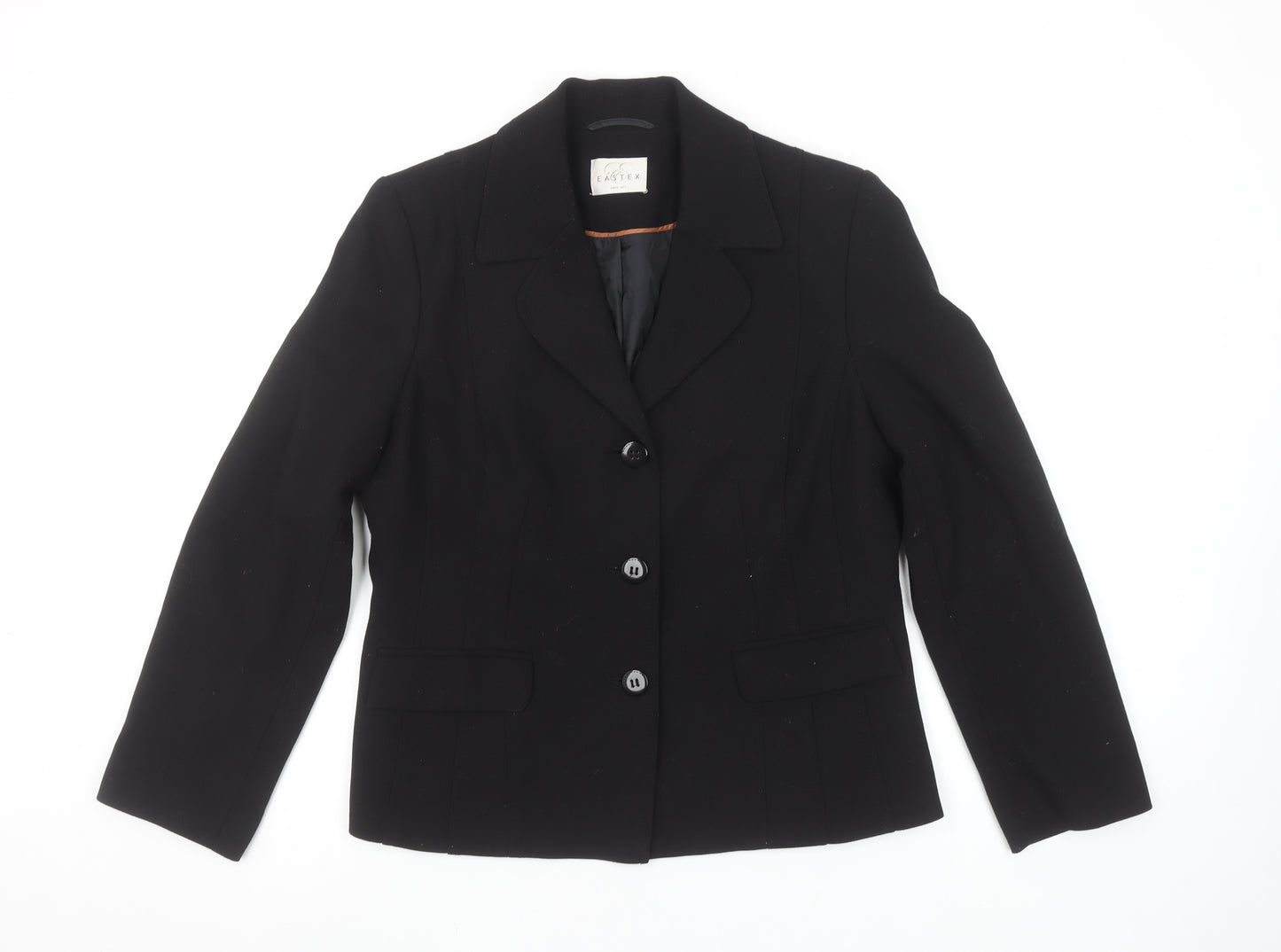 Eastex Women's Black Size 10 Tailored Blazer Jacket