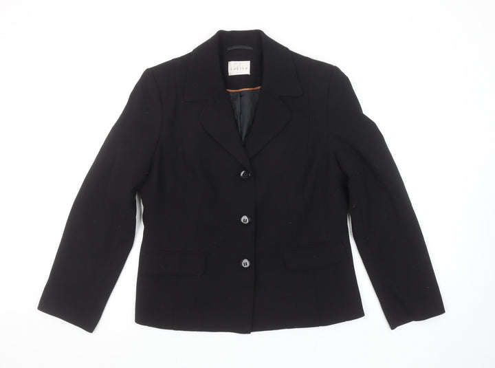 Eastex Women's Black Size 10 Tailored Blazer Jacket