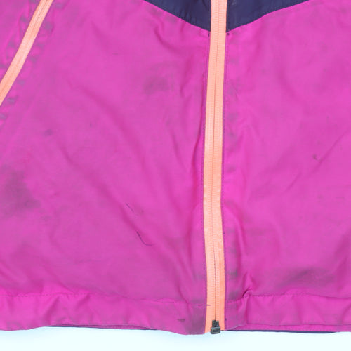 Wedze Girls Multicoloured Hooded Ski Jacket 14 Years Winter Activewear