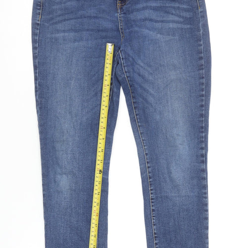 Opus Women's Blue Skinny Stretch Jeans Size 10 Slim Fit Denim