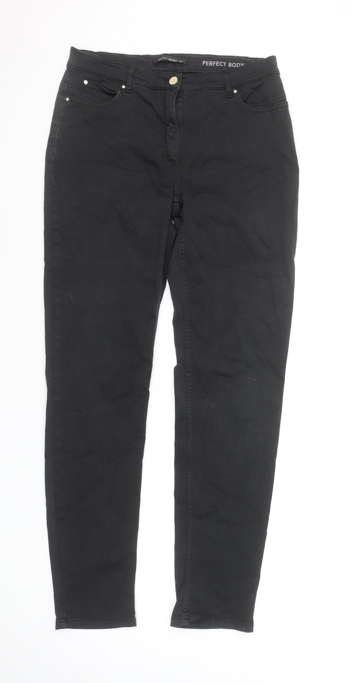Betty Barclay Women's Black Slim Fit Skinny Jeans Size 10 Perfect Body