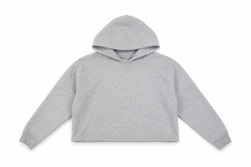 Puma Girls Grey Pullover Hoodie 9-10 Years Logo Fleece Sweatshirt