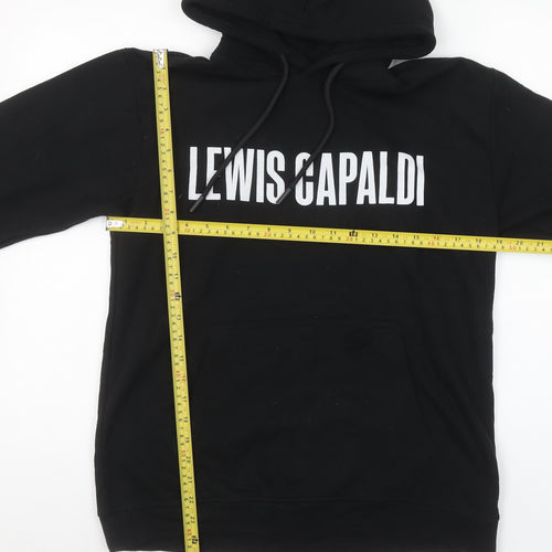 Lewis Capaldi Women's Black Pullover Hoodie Size S Graphic Tour Sweatshirt