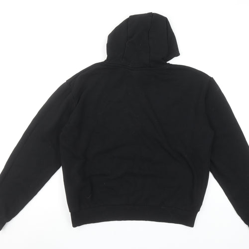 Juicy Couture Girls Black Pullover Hoodie 14-15 Years Logo Fleece