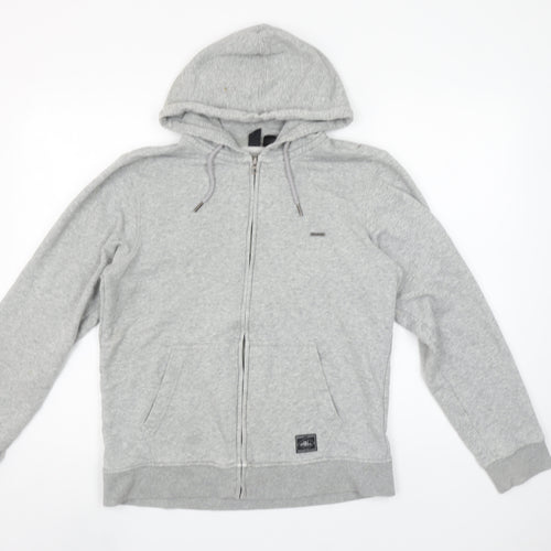 O'Neill Men's Grey Full Zip Hoodie Size S Regular Fit